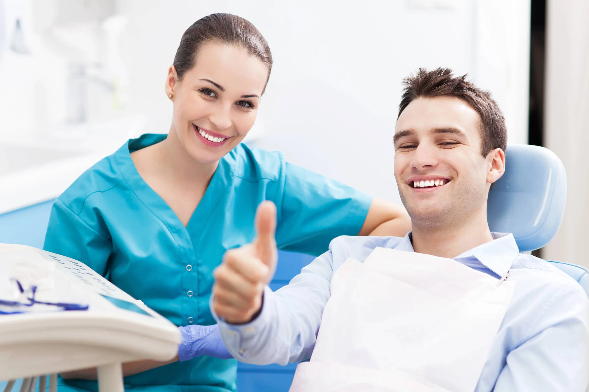 Dentist in 33026 and happy patient.